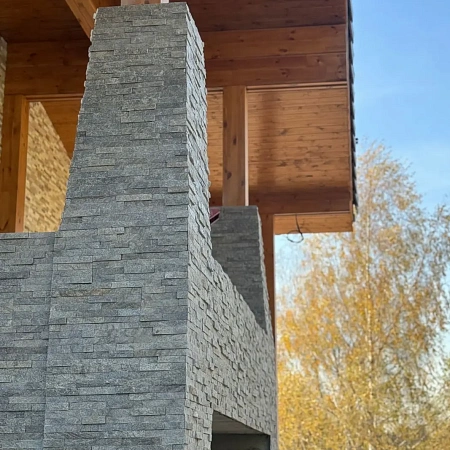 Кварцит зелёный Классика 3Д панели из натурального камня
