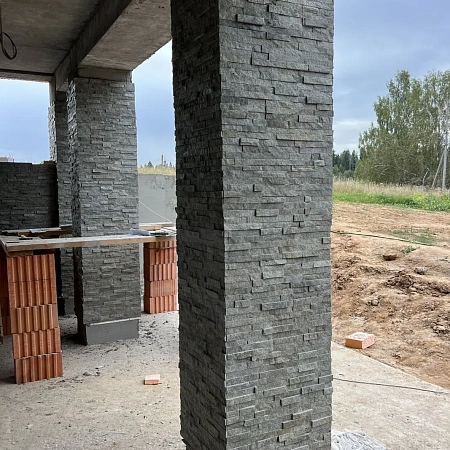 Кварцит зелёный Классика 3Д панели из натурального камня

